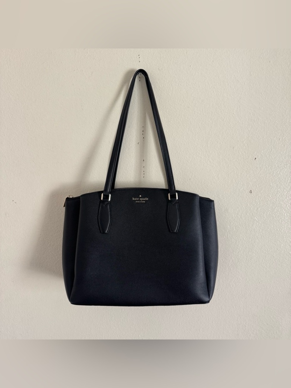 Kate Spade Monet Large Triple Compartment Tote Black